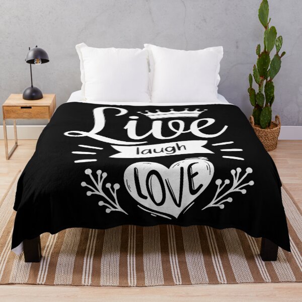 Item preview, Live Laugh Love Quote designed and sold by BlueZenStudio.