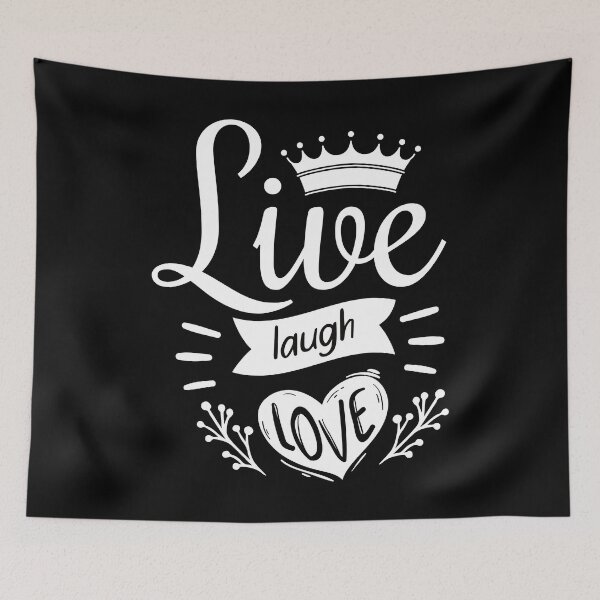Item preview, Live Laugh Love Quote designed and sold by BlueZenStudio.