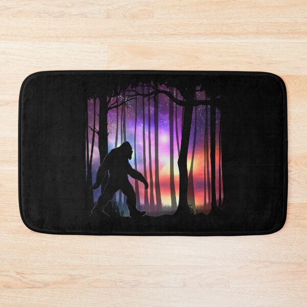 Item preview, Bigfoot Northern Lights - Colorful Galaxy Aurora Cryptid Gift designed and sold by NatIntrovertSoc.