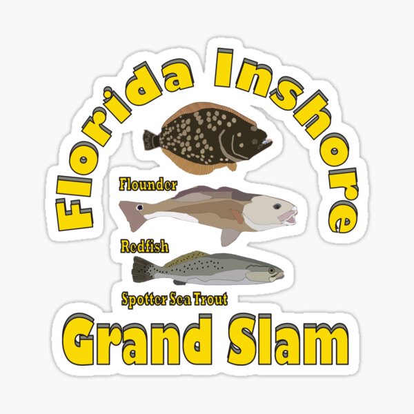 Florida Inshore Grand Slam Sticker for Sale by RedFishyTee