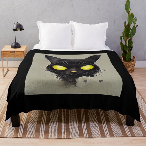 Item preview, Black Cat Headshot Five designed and sold by WillowridgeRKR.
