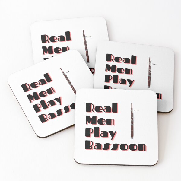 Item preview, Real Men Play Bassoon designed and sold by Marvett-World.
