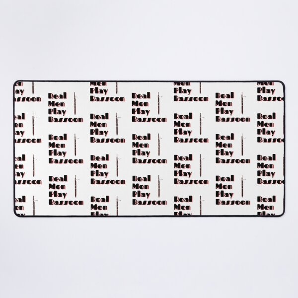Item preview, Real Men Play Bassoon designed and sold by Marvett-World.