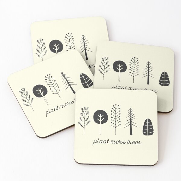 Item preview, Love your planet: Plant more trees (black text) designed and sold by Ofeefee.