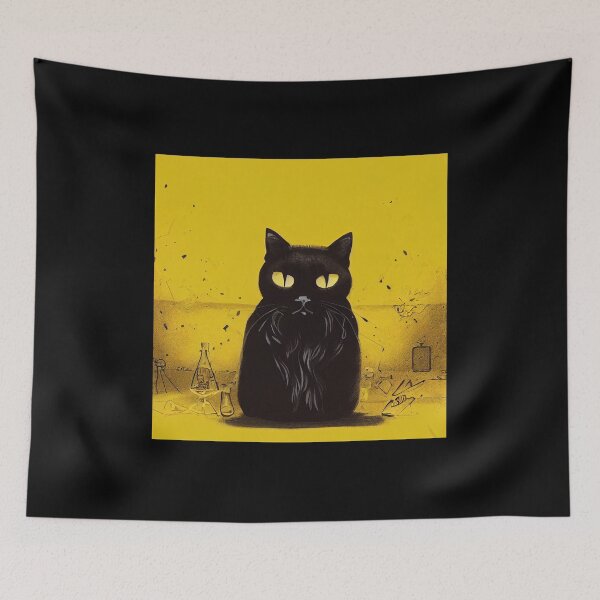 Item preview, Black Cat Portrait Six designed and sold by WillowridgeRKR.
