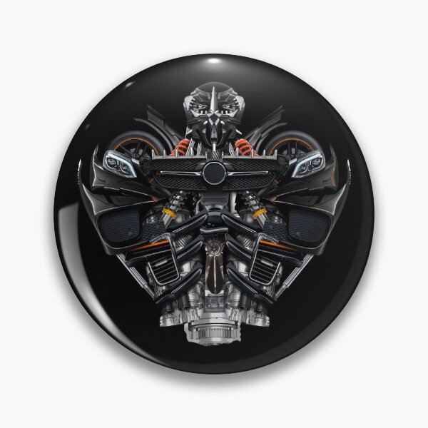 Item preview, Black robot car mercedes designed and sold by StrutsenkoArt.