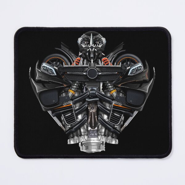 Item preview, Black robot car mercedes designed and sold by StrutsenkoArt.