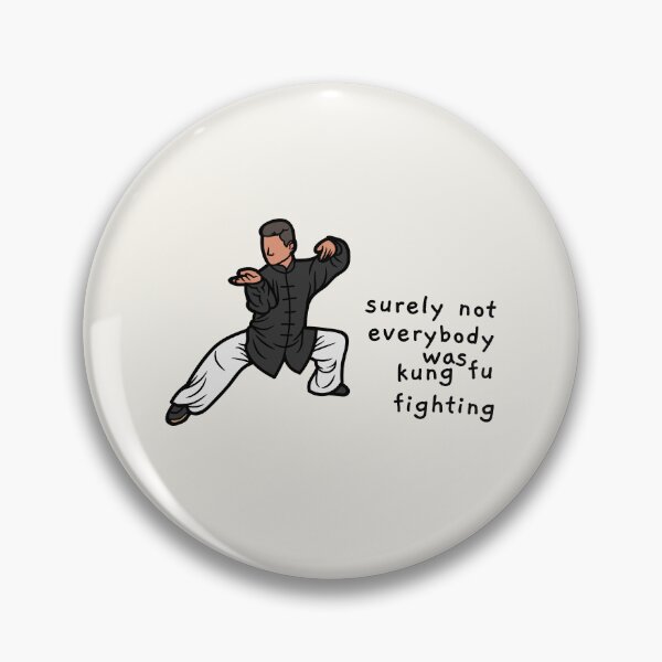 Item preview, surely not everybody was kung fu fighting designed and sold by AprilCreations.
