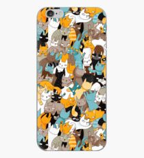 Cats on catnip iPhone Case