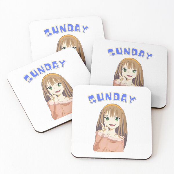 Item preview, Sunday Anime Girl Peace Day of the Week designed and sold by TajfunX.