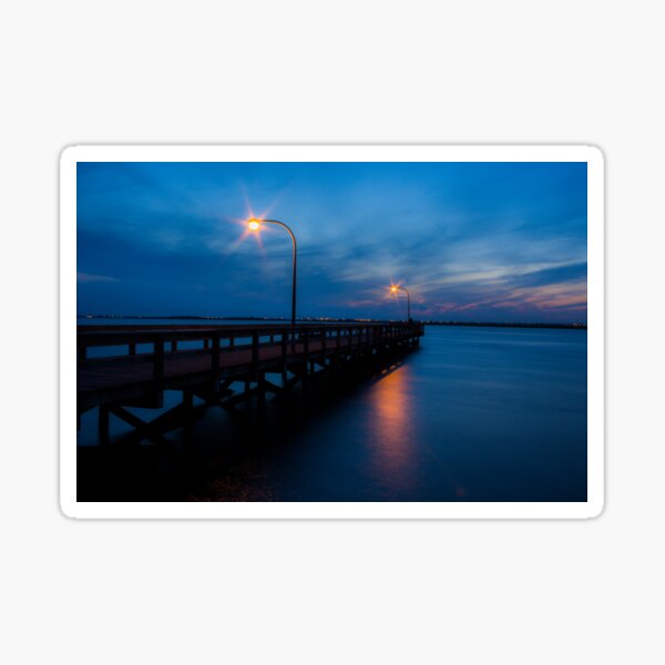 Item preview, Jones Beach Pier Sunset  designed and sold by KarenDinan.