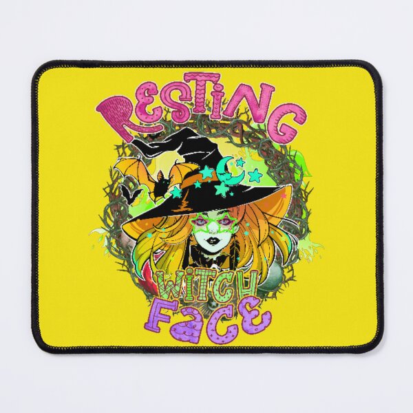 Item preview, HAPPY HALLOWEEN RESTING WITCH FACE designed and sold by marie1919.