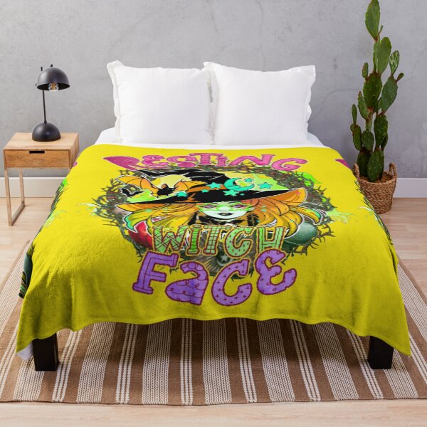 Item preview,   HAPPY HALLOWEEN RESTING WITCH FACE designed and sold by marie1919.