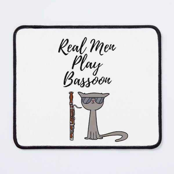 Item preview, Real Men Play Bassoon designed and sold by Marvett-World.
