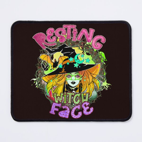 Item preview,    HAPPY HALLOWEEN RESTING WITCH FACE designed and sold by marie1919.