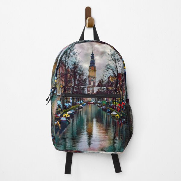 Item preview, Oude Kerk Canal in Jewel Tones designed and sold by nbrandsberg.