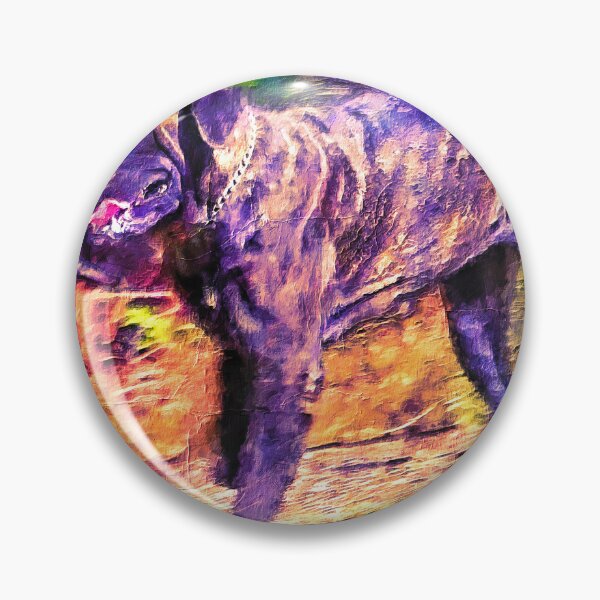 Item preview, English Mastiff running in the woods - digital painting designed and sold by NickoPrints.