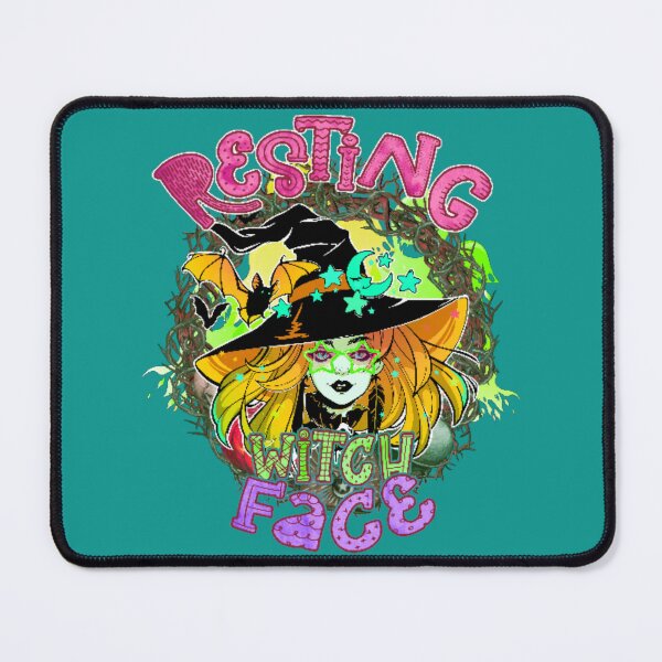 Item preview,    HAPPY HALLOWEEN RESTING WITCH FACE designed and sold by marie1919.