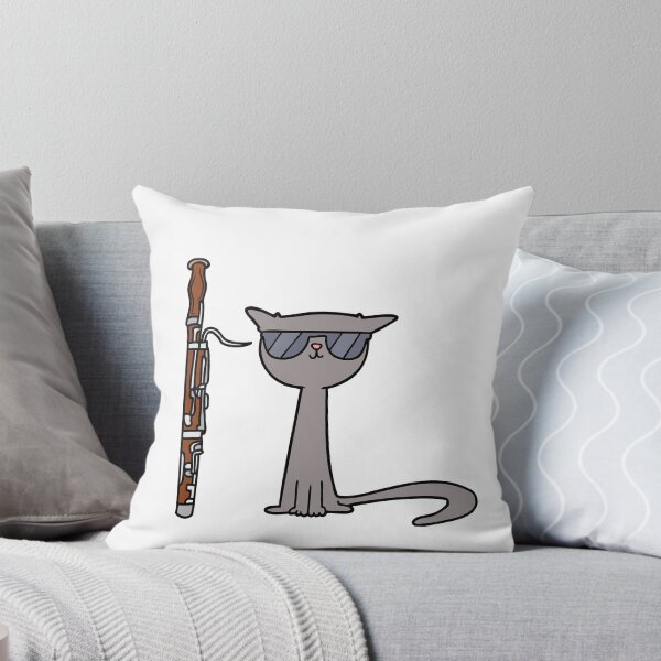 Item preview, Cool Cat With A Bassoon. designed and sold by Marvett-World.