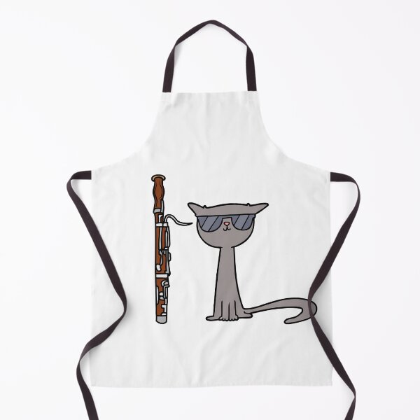 Item preview, Cool Cat With A Bassoon. designed and sold by Marvett-World.