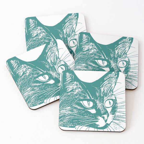 Item preview, Feline look in green designed and sold by lauprizan.