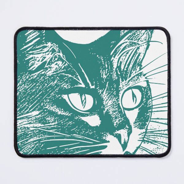 Item preview, Feline look in green designed and sold by lauprizan.