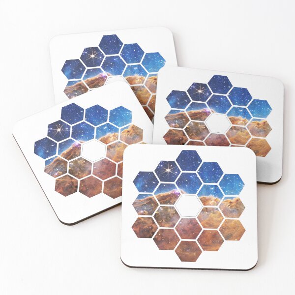 Item preview, James Webb Space Telescope Hexagonal Mirrors designed and sold by JackCurtis1991.