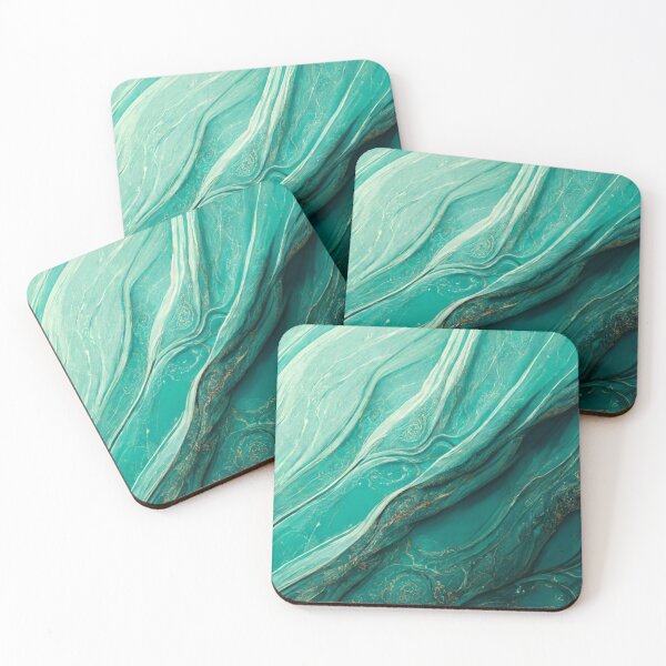 Item preview, Turquoise mint marble  designed and sold by recollectionsv.