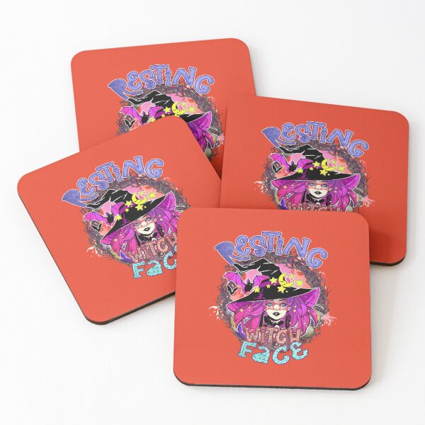 Item preview,     HAPPY HALLOWEEN RESTING WITCH FACE designed and sold by marie1919.