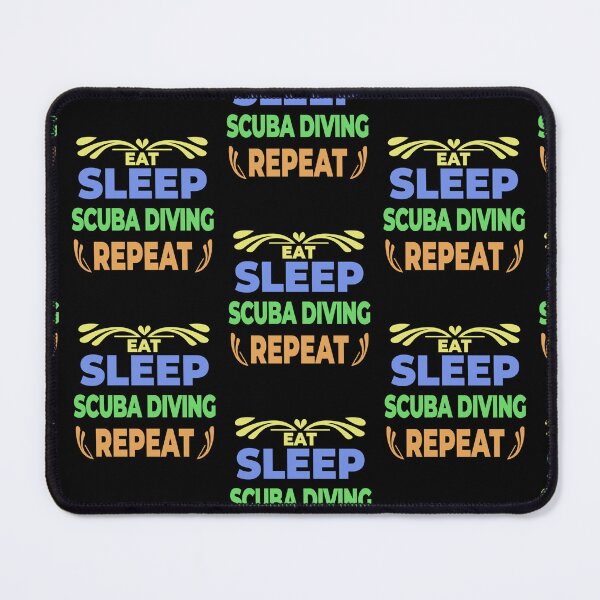 Item preview, Eat Sleep Scuba Diving Repeat designed and sold by RomanStowell.