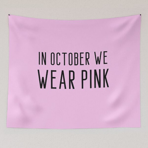 Item preview, In October we wear pink and watch football - Breast Cancer Awareness Month 2022 designed and sold by ALLURE-minimal.