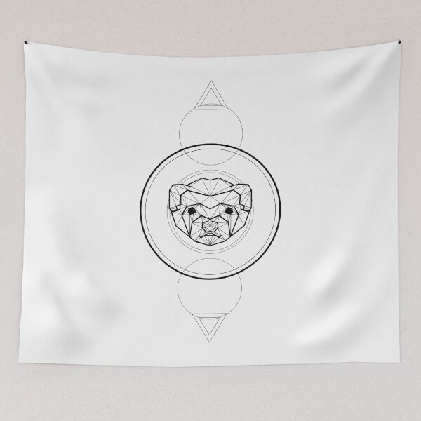 Item preview, Geometric Ferret designed and sold by ErinJain.