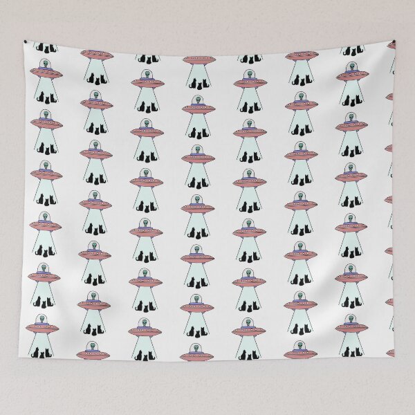 Item preview, Cats Abduction - Alien designed and sold by niceghost.