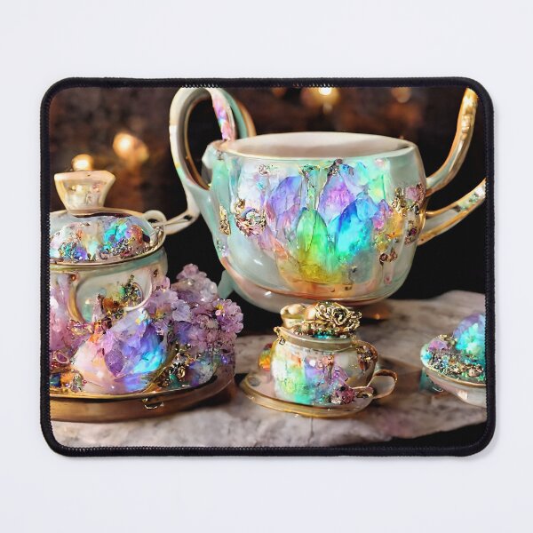 Item preview, Tea Set of the Fae 2 designed and sold by BeepBoopArtShop.