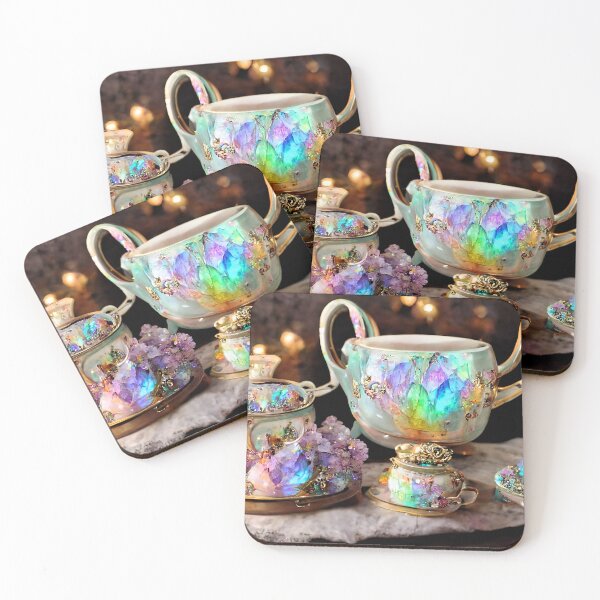 Item preview, Tea Set of the Fae 2 designed and sold by BeepBoopArtShop.