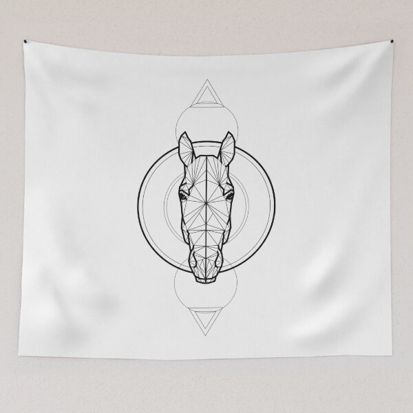 Item preview, Geometric Horse designed and sold by ErinJain.