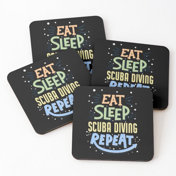 Item preview, Eat Sleep Scuba Diving Repeat Scuba Diving Scuba Diver designed and sold by RomanStowell.