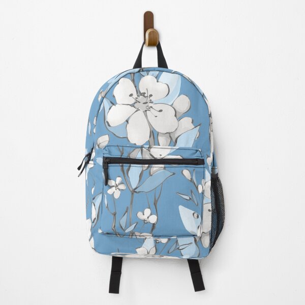 Item preview, White Floral Pillow designed and sold by DeversDesigns.