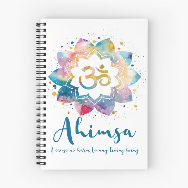 Item preview, Ahimsa with Lotus Flower and OM Symbol designed and sold by TheMurphyGirl.