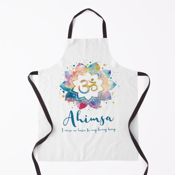 Item preview, Ahimsa with Lotus Flower and OM Symbol designed and sold by TheMurphyGirl.