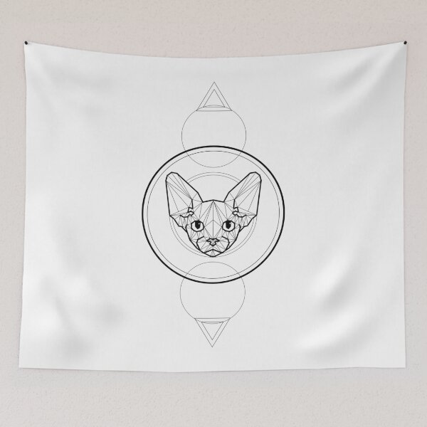 Item preview, Geometric Sphynx designed and sold by ErinJain.