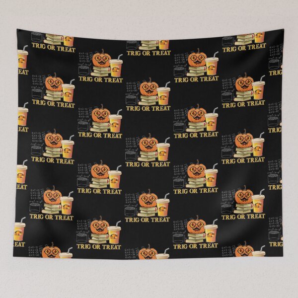 Item preview, Trig Or Treat With Chalkboard Background designed and sold by Tonya51.