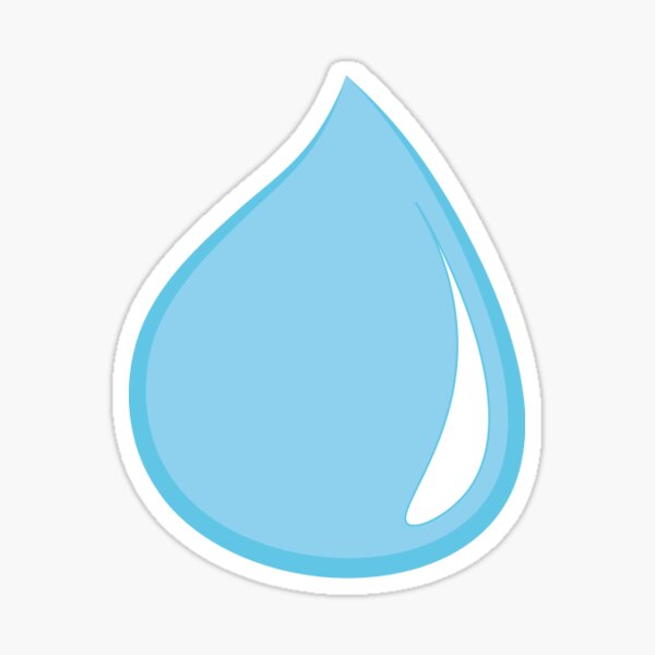 Tear Drop Sticker