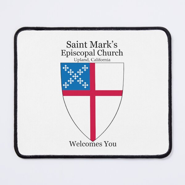 Item preview, Saint Mark's Episcopal Church + Upland, California Episcopal Shield Transparent designed and sold by litmusician.