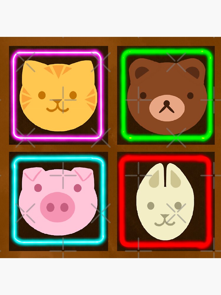 "Nancy Drew Inspired Bento Box Characters in Box" Sticker for Sale by