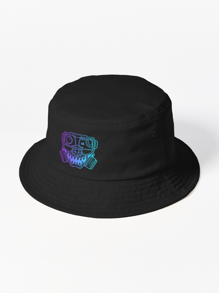 Japanese cyberpunk mask. | Bucket Hat