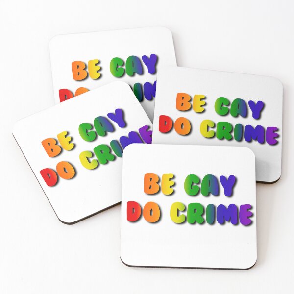 Item preview, Ser gay hacer crimen (gay) designed and sold by dannydoesarts.
