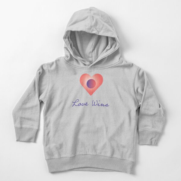 Love Wins  Toddler Pullover Hoodie