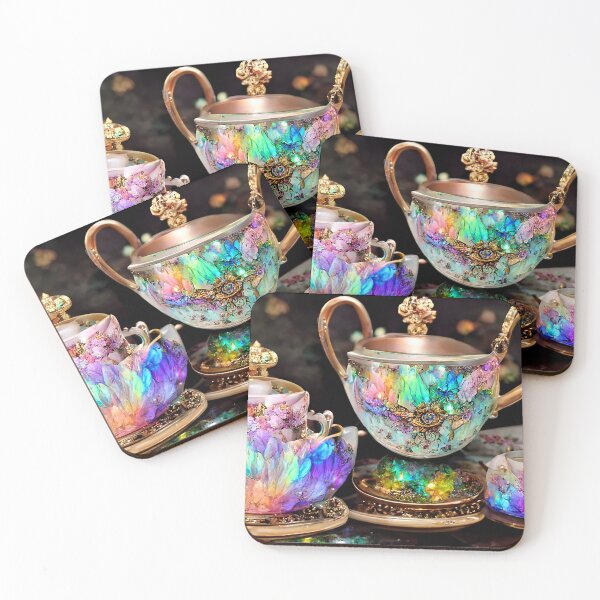 Item preview, Tea Set of the Fae 14 designed and sold by BeepBoopArtShop.