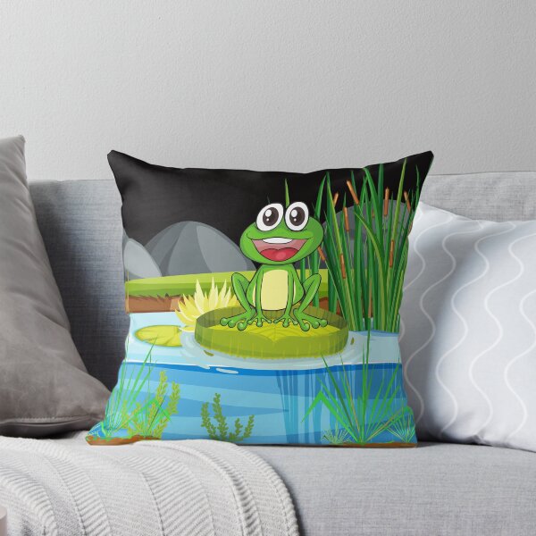 Item preview, Cute Frog Wallpaper designed and sold by pat227jc.